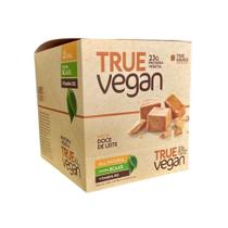 True Vegan Display com 10 Sachês de 34g - True Source - Doce de Leite