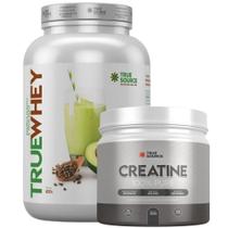 True Whey Abacate Com Nibs De Cacau 837G + Creatina 300g