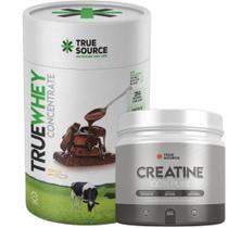 True Whey Concentrado 70% Cacau 900g Creatina - True Source