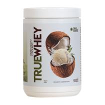 True Whey Hidrolisado e Isolado True Sabor Sorvete de Coco com 23g de Proteína 418g True Whey Hidrolisado e Isolado True Sabor Sorvete de Coco com 23g de Proteína 418g