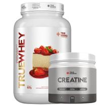 True Whey Torta De Morango 837G + Creatina 300g True Source