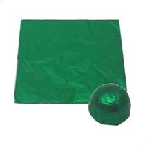 Trufas Impecáveis Papel Chumbo Aluminio Verde Escuro de Qualidade 10x10cm 300fls refpkpel Trufas Impecáveis Papel Chumbo Aluminio Verde Escuro de Qualidade 10x10cm 300fls refpkpel