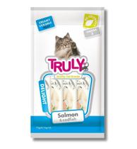 Truly Petisco Cremoso Gatos Sabor Salmão E Bacalhau C/5