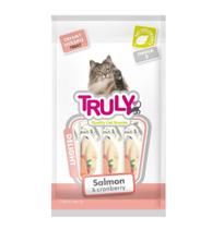 Truly Petisco Cremoso Gatos Sabor Salmão E Cranberry C/5