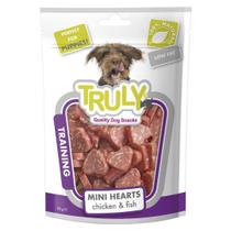 Truly Training Petisco Cães Mini Coração Frango E Peixe 90G