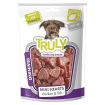 Truly Training Petisco Cães Mini Coração Frango E Peixe 90G