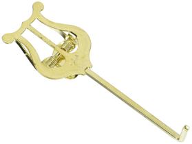 Trumpet Lyre APM Bent Stem para iniciantes e bandas marciais Trumpet Lyre APM Bent Stem para iniciantes e bandas marciais