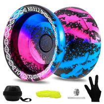 Truque giratório de dedos Yoyo YOYOSTUDIO X0312 para crianças de 8 a 12 anos - preto