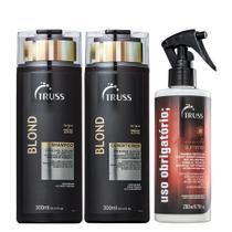 Truss Blond Kit Shampoo Condicionador e Uso Obrigatório Miracle Summer Reconstrutor 260ml Truss Blond Kit Shampoo Condicionador e Uso Obrigatório Miracle Summer Reconstrutor 260ml