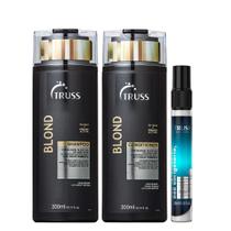 Truss Blond Kit Shampoo Condicionador e Uso Obrigatório Reconstrutor 30ml Truss Blond Kit Shampoo Condicionador e Uso Obrigatório Reconstrutor 30ml