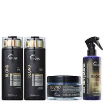 Truss Blond Kit Shampoo Condicionador Máscara e Uso Obrigatório Blond Reconstrutor 260ml Truss Blond Kit Shampoo Condicionador Máscara e Uso Obrigatório Blond Reconstrutor 260ml