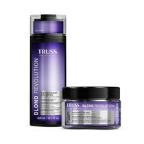 Truss Blond Revolution Kit Shampoo 300ml + Máscara 180G Truss Blond Revolution Kit Shampoo 300ml + Máscara 180G