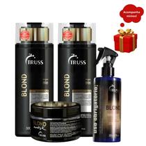 Truss Blond Shampoo + Condicionador 300ml + Mask Blond 180g + Uso Obrigatório Blond 260ml