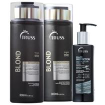 Truss Blond Shampoo e Condicionador 300ml + Hair Protector 250ml Truss Blond Shampoo e Condicionador 300ml + Hair Protector 250ml
