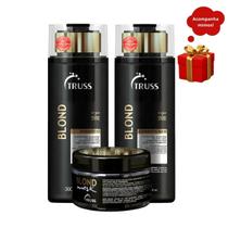 Truss Blond Shampoo e Condicionador 300ml + Mask Blond 180g Truss Blond Shampoo e Condicionador 300ml + Mask Blond 180g