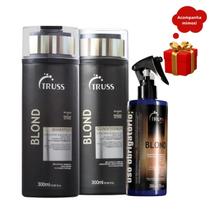 Truss Blond Shampoo e Condicionador 300ml + Uso Obrigatório Blond 260ml Truss Blond Shampoo e Condicionador 300ml + Uso Obrigatório Blond 260ml