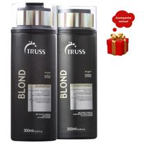 Truss Blond Shampoo e Condicionador Reconstrução Vegano 300ml Truss Blond Shampoo e Condicionador Reconstrução Vegano 300ml