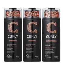 Truss Curly Kit 2 Shampoo e 1 Condicionador 300ml