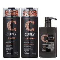 Truss Curly Kit Shampoo Condicionador e Twist Leave-in 650ml Truss Curly Kit Shampoo Condicionador e Twist Leave-in 650ml