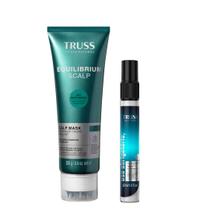 Truss Equilibrium Scalp Kit Máscara Uso Obrigatório Reconstrutor 30ml