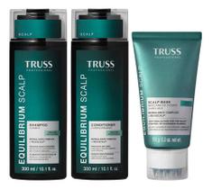 Truss Equilibrium Scalp Kit Shampoo Condicionador E Máscara