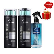 Truss Equilibrium Shampoo e Condicionador 300ml + Frizz Zero 260ml