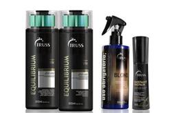 Truss equilibrium shampoo e condicionador e instant repair e uso obrigatório blond