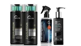Truss equilibrium shampoo e condicionador e night spa e uso obrigatório