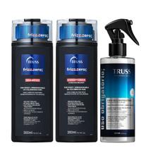Truss Frizz Zero Kit Shampoo Condicionador e Uso Obrigatório Reconstrutor 260ml