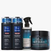 Truss Kit Frizz Zero + Uso Obrigatório + Net Mask