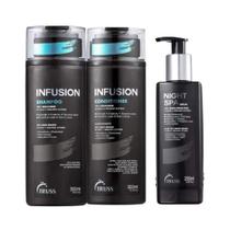 Truss Kit Infusion Shampoo 300ml, Condicionador 300ml, Night Spa Truss 250ml (3 produtos)