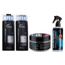 Truss Kit Máscara + Condicionador + Shampoo + Uso Obrigatório - Truss Professional