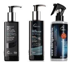 TRUSS KIT - Night Spa Serum 250ml + Hair Protector 250ml + Uso Obrigatório 260ml