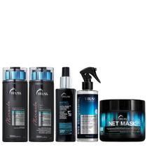 Truss Miracle Kit Shampoo Condicionador Amino Net Mask e Uso Obrigatório Reconstrutor 260ml