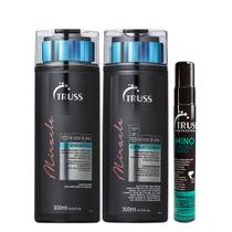 Truss Miracle Kit Shampoo Condicionador e Amino 30ml Truss Miracle Kit Shampoo Condicionador e Amino 30ml