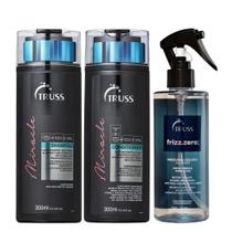 Truss Miracle Kit Shampoo Condicionador e Frizz Zero Spray 260ml