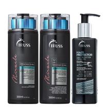 Truss Miracle Kit Shampoo Condicionador e Hair Protector Leave-in 250ml