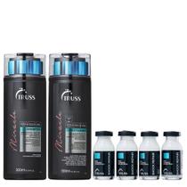 Truss Miracle Kit Shampoo Condicionador e Shock Repair 4x17ml