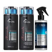 Truss Miracle Kit Shampoo Condicionador e Uso Obrigatório Reconstrutor 260ml