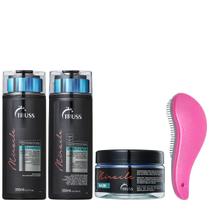 Truss Miracle Kit Shampoo Condicionador Máscara 180g e Escova