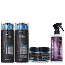 Truss Miracle Kit Shampoo Condicionador Máscara e Uso Obrigatório Plus+ Reconstrutor 260ml