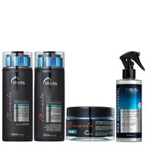 Truss Miracle Kit Shampoo Condicionador Máscara e Uso Obrigatório Reconstrutor 260ml Truss Miracle Kit Shampoo Condicionador Máscara e Uso Obrigatório Reconstrutor 260ml