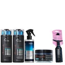 Truss Miracle Kit Shampoo Condicionador Máscara Uso Obrigatório Reconstrutor 260ml e Escova Truss Miracle Kit Shampoo Condicionador Máscara Uso Obrigatório Reconstrutor 260ml e Escova