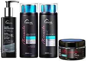 Truss Miracle - Shampoo 300ml + condicionador 300ml + Hair Protector 250ml + Máscara (Miracle) 180gr