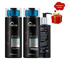 Truss Miracle Shampoo e Condicionador 300ml +Night Spa - Sérum 250ml