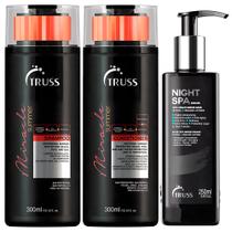Truss Miracle Summer Shampoo + Condicionador + Night Spa