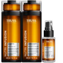 Truss Nutri Infusion Shampoo e Condicionador + Óleo Capilar Truss Nutri Infusion Shampoo e Condicionador + Óleo Capilar