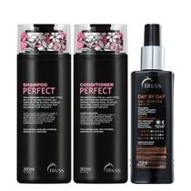 Truss Perfect Kit Shampoo Condicionador e Day By Day Leave-in 250ml