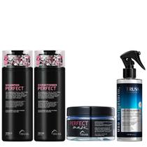 Truss Perfect Kit Shampoo Condicionador Máscara e Uso Obrigatório Reconstrutor 260ml