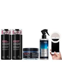Truss Perfect Kit Shampoo Condicionador Máscara Uso Obrigatório Reconstrutor 260ml e Selfie Ring Light Truss Perfect Kit Shampoo Condicionador Máscara Uso Obrigatório Reconstrutor 260ml e Selfie Ring Light